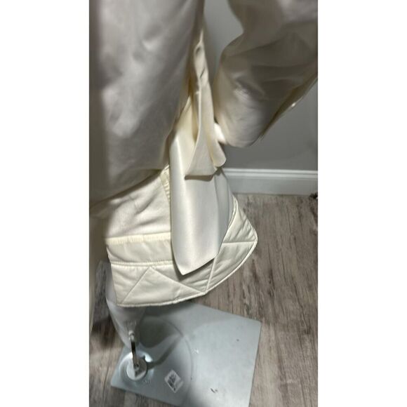 Sacai Mixed Media Atterley Cream Shirt Dress Size XL (4) - Picture 12 of 15